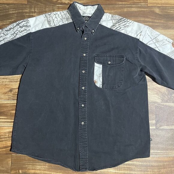 Vintage Legendary Whitetails Realtree Camo Button Shirt Men’s Size XL Deer - Picture 7 of 13